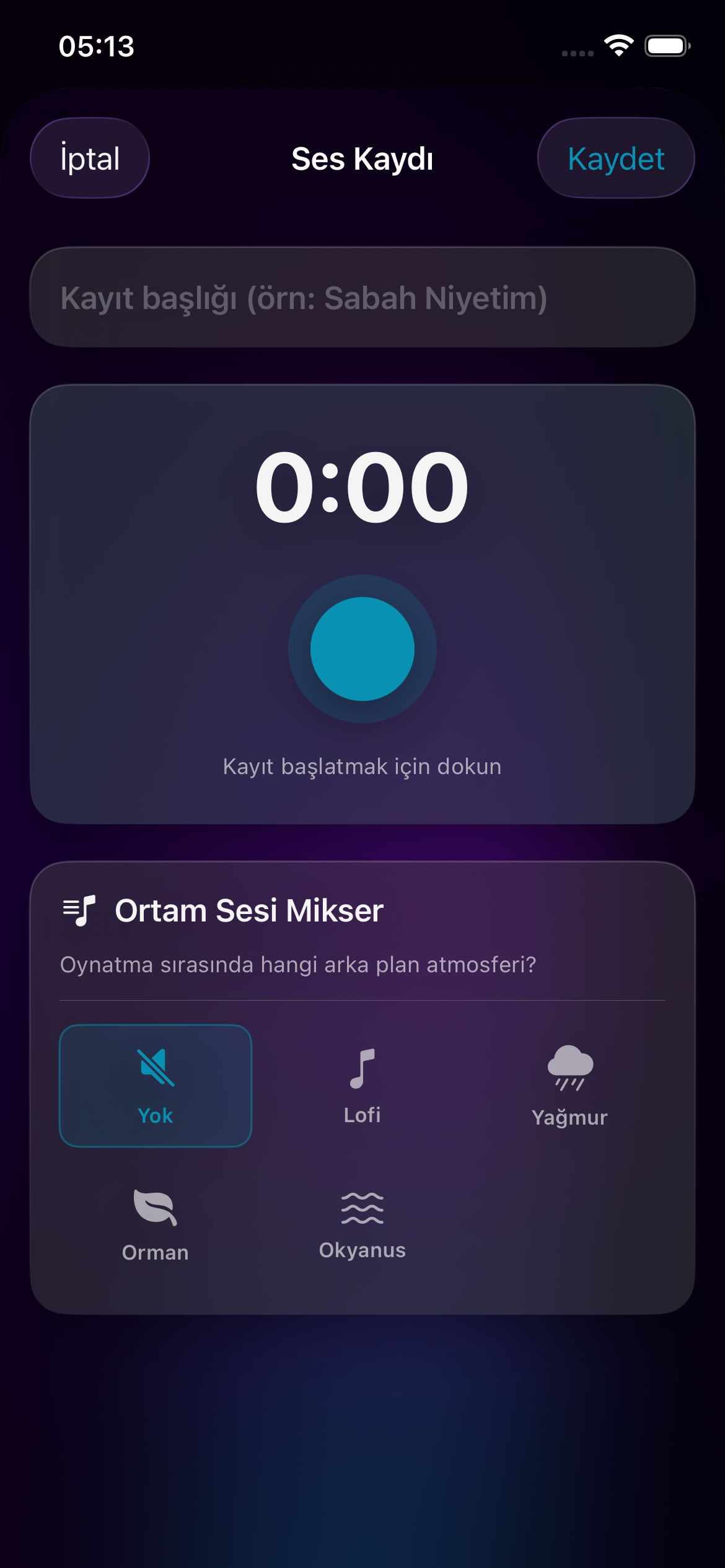 Wellness Günlüğü